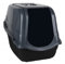 Pet Litter Tray Hooded Pet Toilet NO DOOR (Dark Grey)