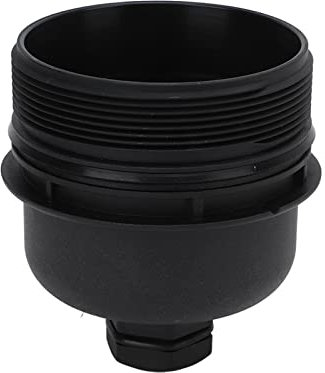 2S6Q67939AA, Facile installazione Resistenza Alla Corrosione Coperchio del Filtro dell'olio per Auto Durevole Ad Alte Prestazioni Nero per la Sostituzione Automatica