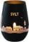 Goodtimes Windlicht Sylt Skyline (Schwarz & Gold)