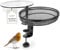 WILDLIFE HOME Vogelfutterspender mit Vogeltränke zum Aufhängen Balkon I 2in1 Vogeltränke mit Futterspender Futterstation für Wildvögel mit Metall Balkon-Halterung