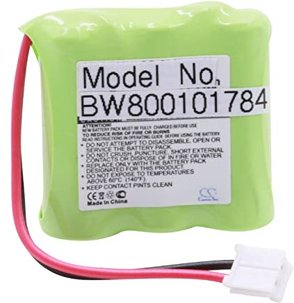 vhbw 1x Batterie Compatible avec Logicom Iloa 312, 313, 310, 340, 350, 314, 315, 353, 480, 352 téléphone Fixe sans Fil (300mAh, 3,6V, NiMH)