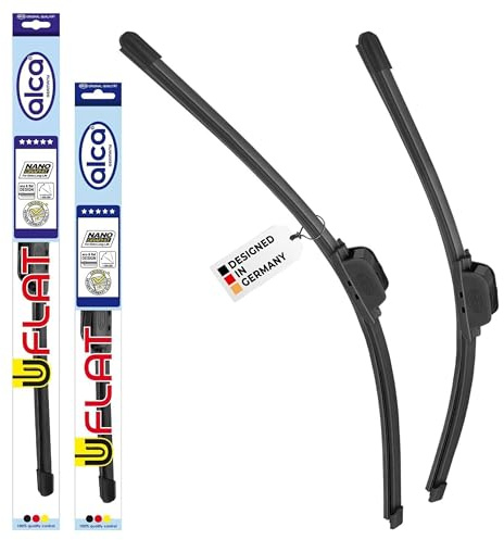 alca® Scheibenwischer für SMART FORFOUR | 01.2004 - 06.2006, U-FLAT Flachbalkenwischer, flaches Design, Flexibel, Nanographitbeschichtung