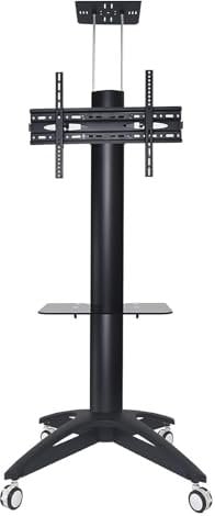 TV ständer rollbar, TV Bodenständer Rollbar, 32-65-Zoll-TV-Universalhalterung, mobiler TV-Wagen, bodenstehender Werbe-Video-Großbildschirm-Aufhänger