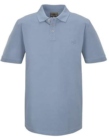 G.I.G.A. DX Herren Poloshirt/Polo Shirt GS 5 MN PLSHRT GOTS, hellblau, M, 42648-000