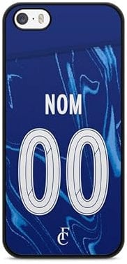 Générique Phone Case Compatible with iPhone 16E Chelsea Football Shirt Home Personalised Ronaldo Messi Neymar Mbappe Ref 8
