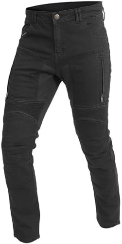 Trilobite Parado Doublelayer Slim Motorrad Jeans, schwarz, 38/34 | Denim