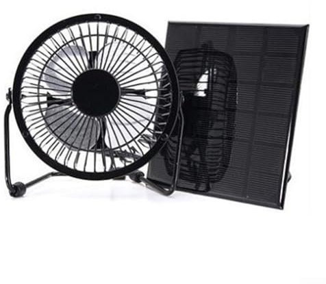 Ventilatore a 8 pollici alimentato solare con il pannello 5 2W per i pollai e per i rifugi dell'animale domestico