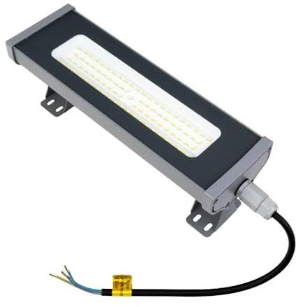 LUXULA 10 Stück LED Hallenstrahler 50W 6200lm, 5000K Neutralweiß | 120 lm/W, IP65 IK06, Industrie Hallenleuchte für Werkstatt, Lager und Garage, High Bay Industrielampe