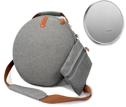 CaseSack Étui de transport pour enceinte Bluetooth stéréo portable Harman Kardon Onyx Studio 9 (Tweed Gray)
