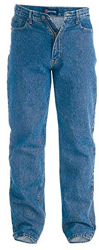 Duke Mens D555 Rockford Denim Comfort Jeans (40L) (Stonewash)