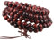 mookaitedecor elastisches Holz Armband mit 108 Perlen, Buddhistische Tibetische Gebetskette, Buddha Mala Kette Halskette für Yoga & Meditation