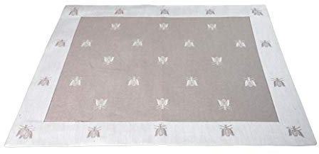 Tessuto Artistico Umbro Sottopiatto Linea Ape Puro Cotone 50x40 cm Colore Grezzo