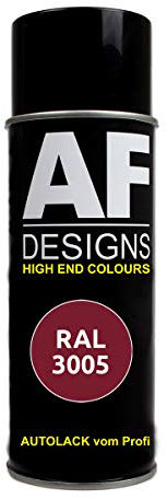 Alex Flittner Designs RAL RAL3005 - Pintura en Aerosol compatible con Coche, Color Rojo Vino Satinado