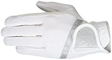 PFIFF 102777 Reithandschuh 'Glamour', weiß XL