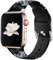 Wepro Replacement Strap Compatible with Apple Watch Strap 41mm 40mm 38mm 42mm, Pattern Printed Soft Silicone Wrist Bands for Apple Watch SE/Ultra/Ultra 2/iWatch Series 10/9/8/7/6/5/4/3/2, Grey Floral
