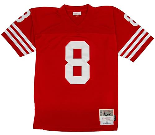 Mitchell & Ness NFL Legacy Throwbacks Collection Jersey Trikot San Francisco 49ers - Steve Young, L, Scarlet