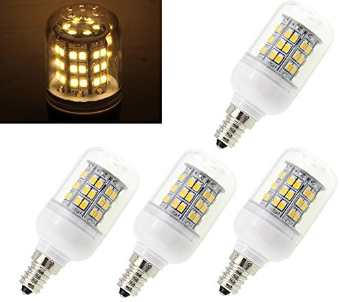 ShuoHui 4er-Pack E14 LED 3W Lampe 25W Glühlampe 240 Lumen E14 LED warmweiß Leuchtmittel 230V