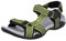 CMP Herren Hamal Hiking Sportliche Sandale, Grün-Dunkelrot (Militare-Moss), 46 EU