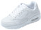 JOMIX Scarpe da Ginnastica Donna Sneakers Casual Sportive Corsa Leggero Fitness Running Camminata Cuscino Air Respitabile ND138-13 (Bianco, 40)