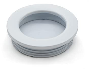 DOJA Barcelona | Einlassgriff Weiss Rund | Ø 40.5x10 mm | Packung 4 | Muschelgriff | Versteckter Muldengriff für Möbeln, Schiebetür, Schranktüren, Schubladen, Schuhablage, Fenster