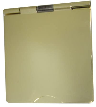 G&H 659B 1 Gang 5 Amp Polished Brass Floor Socket