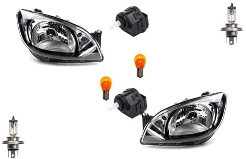 Johns, Scheinwerfer kompatibel zu Citigo 11-17 Leuchtmittel Set L R m. Stellmotor