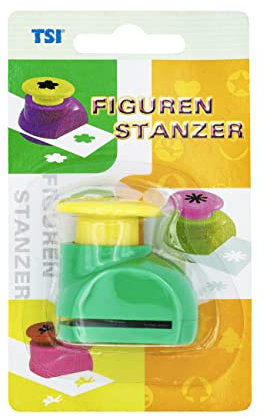 TSI Motivstanzer Schwan, Größe: (HxBxT) 4 x 3 x 4,5 cm, Stanzdurchmesser ca. 18 mm, ideal für Papier und Bastelkarton, Art. Nr. 49658-U-9