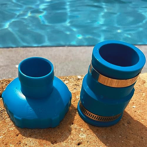 Pool Vacuum Hose Adapter - Intex Adapter B Replacement Connector - Fits Multiple Above Ground Pool Skimmer Hose Accessories - Bestway & Coleman Compatible