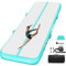 PPXIA Gymnastikmatte Air Matte Track 3M 4M 5M 6M 10/20CM Höhe, Turnmatte Tumbling Matten mit Komplettes Zubehör, Aufblasbar Gymnastik Matten für zuhause Outdoor Yoga