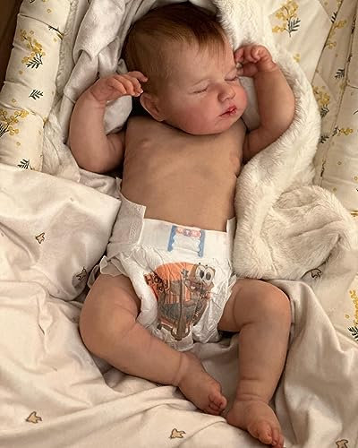 Anano Reborn Baby Vollsilikon Lebensecht Babypuppen 20 Zoll 50cm Silikon Baby Mädchen Babypuppe Wie Echtes Baby Echt Aussehende Babypuppen Reborn Toddler Sichtbare Venen Sehen 3D Haut