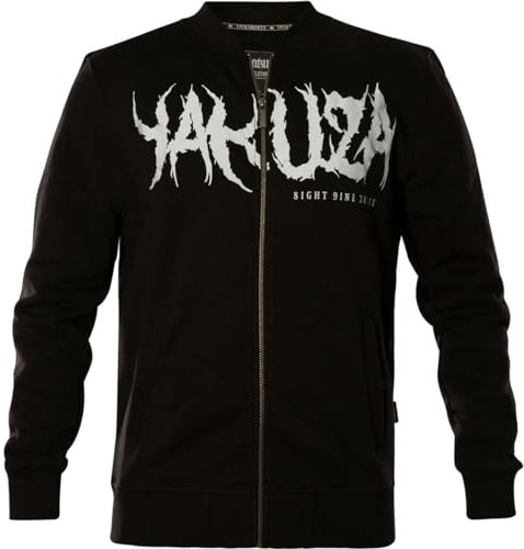 Yakuza Herren Tweak Classic Sweatjacke, Schwarz Rflx, L