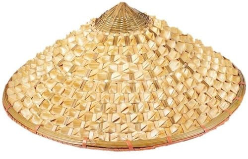 Handgefertigter Japanischer Strohhut Vietnamesische Japanische Kühlung Stroh Bambus Kegel Sonnenhut Garten Bauern Fischereiproquen