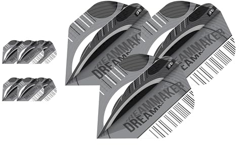 Target Darts Dimitri Van Den Bergh x Echo Pro Ultra Flights (Packung mit 9) – Player Edition Flights, Dimi Flights, Dimitri Flight Set, Professionelles Dart Zubehör