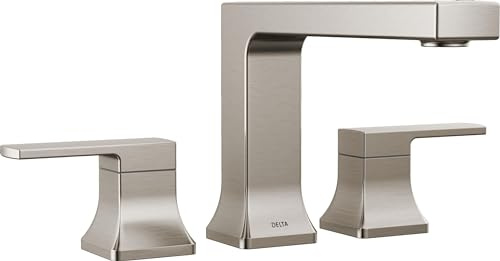 Delta Faucet Velum Curved Spout Roman Tub Faucet, Chrome Tub Filler, Roman Tub Trim, Deck Mount Tub Faucet, Bathtub Faucet, Tub Spout, Chrome T2739 (Valve Not Included)