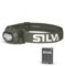 Silva Stirnlampe LED Wiederaufladbar USB C - Discover Hybrid - 500 Lumen Stirnlampe Rotlicht - 3 Helligkeitsstufen - Weiß, Orange & Rot LED Stirnlampe - Kopflampe Stirnlampe Aufladbar