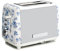 VQ Laura Ashley Toaster 2-Scheiben-Toaster mit einstellbaren Heiz-, Auftau- und Aufwärmmodi - Toaster aus Edelstahl Vintage-Toaster mit Aufsatz zum Aufwärmen von Croissants -China Rose