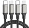 Acecene Lightning Kabel USB C [2 Pack], MFi Zertifiziert 2m Langes iPhone Ladekabel USB C Lightning Schnellladekabel Kompatible für iPhone 14 13 12 11 Pro Max X 8 7 6 Plus SE - Schwarz