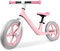 Nukido Laufrad Ab 2 Jahre Sattel Höhenverstellbar Balance Fahrrad Für Jungen Mädchen Ultraleicht 2,8 kg Kinderlaufrad Rosa Grau