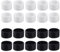 Hobbspring 20 Stück 2 Farben Tennisschläger Griffring 30mm Silikon Schläger Griffring Gummiring Mit Rutschfestem Badminton Schläger Fixring Griffband Für Badminton Baseballschläger