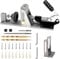 Pocket Hole Jig Kit with Restrictor Ring and Premium Carbon Steel Drill Bit, All-Metal Drilling Locator, Metal Pocket Screw Jig with Removable Vacuum Adapter DOYFAY (0FKWUA)