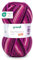 Gründl Wolle Big Mamma Print - XXL Wolle zum Stricken mit Farbverlauf - Weich und hautfreundlich - 100% Polyacryl - 1 Knäuel 400 g / 1040 m - Nadelstärke 3,5-4,5 - fuchsia-himbeer-bordeaux-weiß