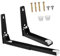 SMASOLO Adjustable Microwave Oven Bracket Wall Mount Rack Hooks for Narrow Spaces Kitchen Organizer