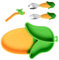 LOLIPPYY 1 Ensemble Assiette Silicone pour Fourchette Ustensiles Alimentation pour Apprentissage