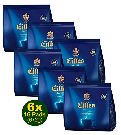 Eilles Kaffee Gourmet 6 x 16 Pads 672g