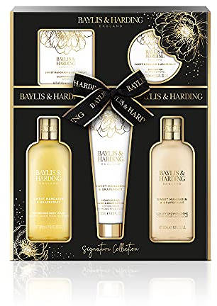 Baylis & Harding Sweet Mandarin & Grapefruit Perfect Pamper Gift Set (Pack of 1) - Vegan Friendly