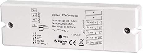 MEC Light 4in1 ZigBee 3.0 SmartHome Controller Haussteuerung 12-24V/DC 5x 4A für LEDs CCT, RGBW & RGB+CCT