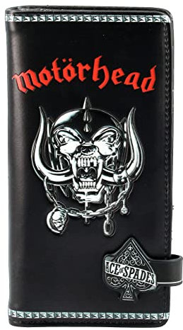 Motörhead Geldbörse - Warpig | Merchandising, Fan-Artikel, Geldbeutel, viele Fächer, Portemonnaie, H 18,5 cm