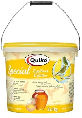 Quiko Special Eifutter 5Kg - Kraft- und Aufzuchtfutter für Kanarien und Positurkanarien
