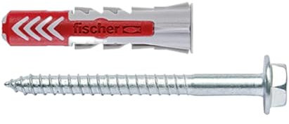 fischer - Cheville tous matériaux DuoPower 14x70 avec vis/Blister de 2