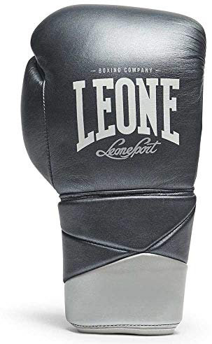 LEONE 1947 Authentic Guantes de Boxeo, Adultos Unisex, Gris, 14oz